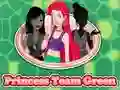 Гульня Princess Team Green онлайн