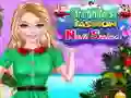 Гульня Christmas Fashion Nail Salon онлайн