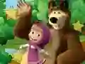 Гульня Little Girl And The Bear Hidden Stars онлайн
