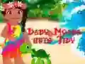 Гульня Baby Moana gets Tidy онлайн