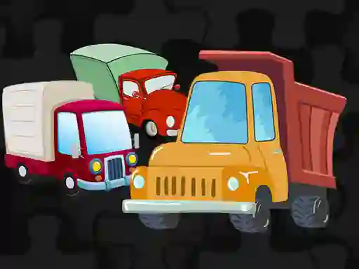 Гульня Cartoon Truck Jigsaw онлайн