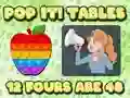 Гульня Pop It  Tables онлайн