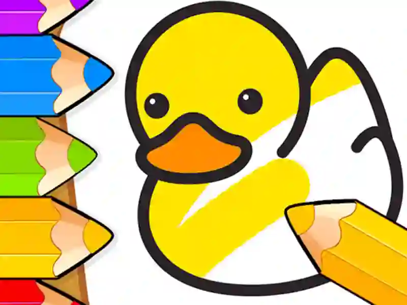 Гульня Coloring Games For Kids онлайн
