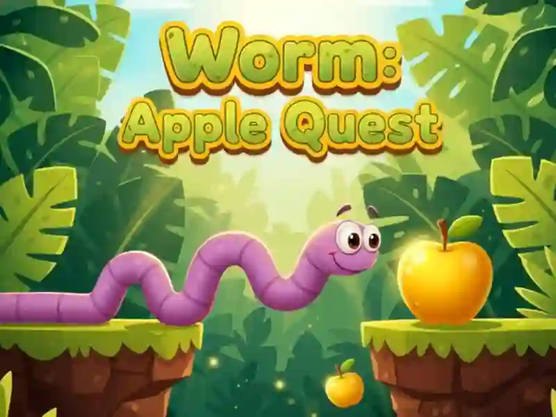 Гульня Worm:  Apple Quest онлайн