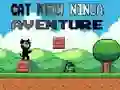 Гульня Cat Meow Ninja Aventure онлайн