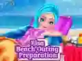 Гульня Elsa Beach Outing Preparation онлайн