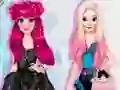 Гульня Princess Iceskates Winter Dress Up онлайн