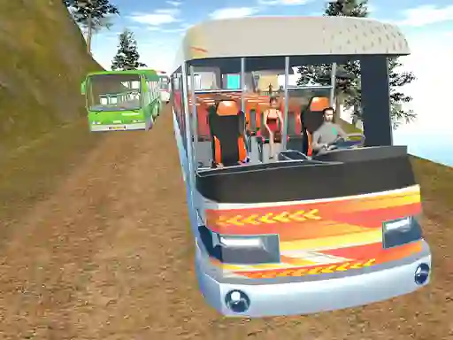 Гульня Hill Station Bus Simulator онлайн