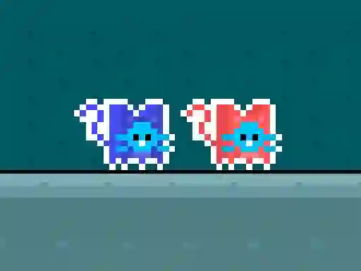 Гульня Red and Blue Cats онлайн