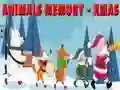 Гульня Animals Memory - Xmas онлайн