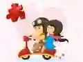 Гульня Valentine's Day Puzzle онлайн