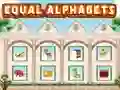 Гульня Equal Alphabets онлайн
