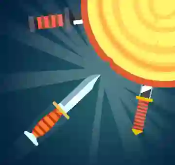 Гульня Knife Ninja онлайн