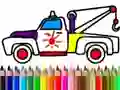 Гульня Back To School: Truck Coloring Book онлайн