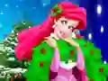 Гульня Ariel The Little Mermaid Christmas Dres Up онлайн