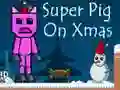 Гульня Super Pig on Xmas онлайн