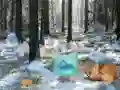Гульня Winter Wonderland Forest Adventure онлайн