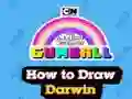 Гульня The Amazing World of Gumball How to Draw Darwin онлайн