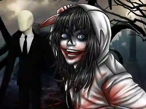 Гульня Jeff The Killer The Hunt For The Slenderman онлайн