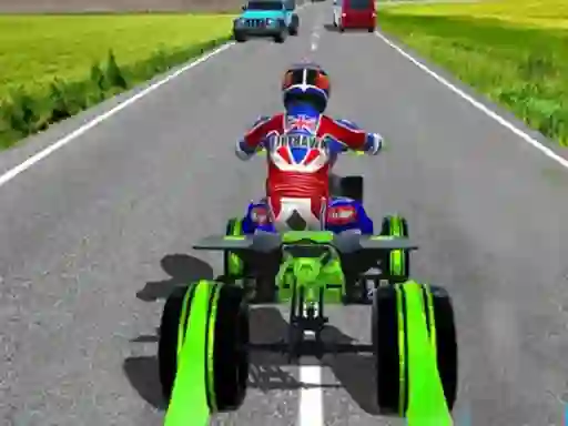 Гульня ATV Quad Bike Traffic Racer онлайн
