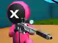 Гульня Squid Game Sniper 3D онлайн