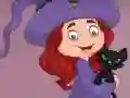 Гульня G2E Happy Witch Girl And Cat Room Escape онлайн