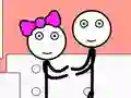 Гульня Stickman Jailbreak - Love Story онлайн
