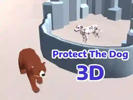 Гульня Protect The Dog 3d онлайн