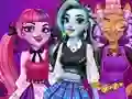 Гульня High School Princess Monster Mash онлайн