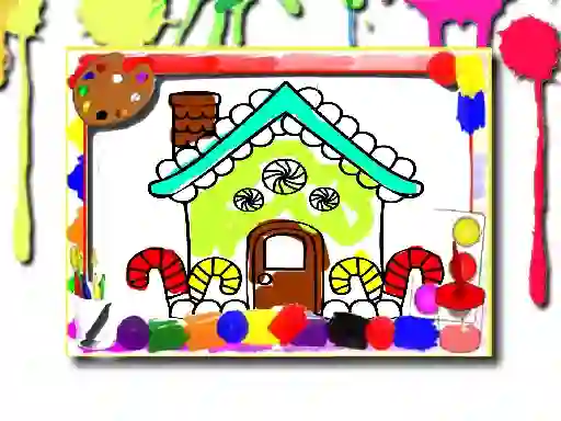 Гульня House Coloring Book онлайн