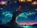 Гульня Light Tree Land Escape онлайн