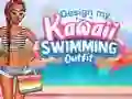 Гульня Design My Kawaii Swimming Outfit онлайн