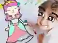 Гульня Coloring Book: Prince And Princess онлайн