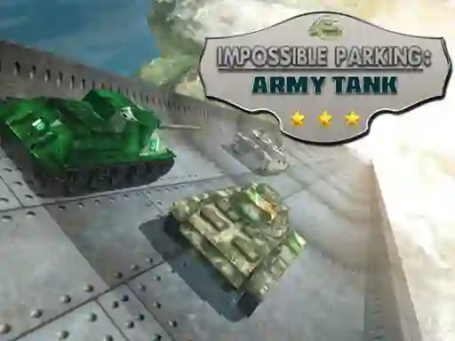 Гульня Impossible Parking: Army Tank онлайн