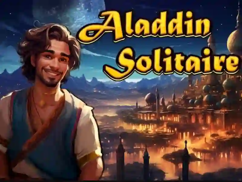 Гульня Aladdin Solitaire онлайн