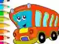Гульня Coloring Book: Bus онлайн