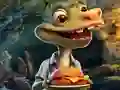 Гульня Chef Lizard Escape онлайн