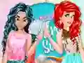 Гульня Jasmine and Ariel Wardrobe Swap онлайн