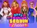 Гульня BFFs Fashion Sequin Addict онлайн