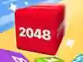 Гульня Chain Cube 2048 3D 2 онлайн