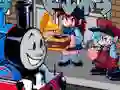 Гульня FNF: Big Engine Brawl онлайн