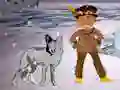 Гульня Tribe Boy And Wolf (conculsion) онлайн