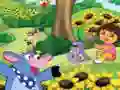 Гульня Dora find differences онлайн