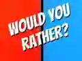 Гульня Would You Rather? онлайн