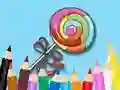 Гульня Coloring Book: Lollipop онлайн