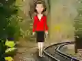 Гульня Girl Escape From Railway Track онлайн