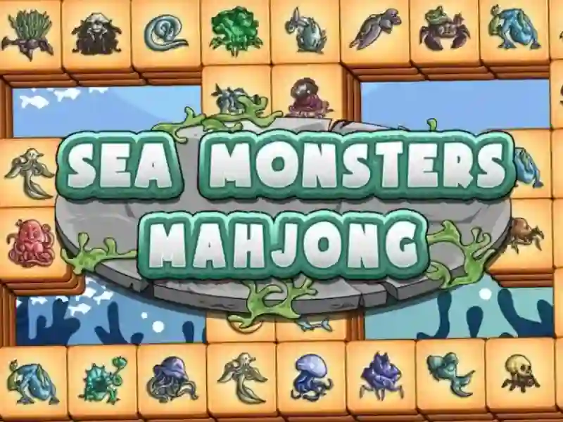 Гульня Sea Monsters Mahjong онлайн