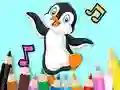 Гульня Coloring Book: Dancing Penguin онлайн