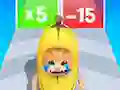 Гульня Epic Banana Run: Merge Master онлайн