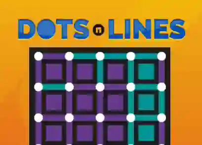 Гульня Dots n Lines онлайн